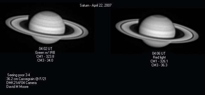 Saturn, April 22, 2007