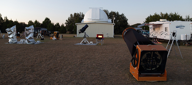 More telescopes on the field