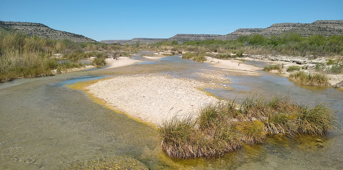 A river runs through it