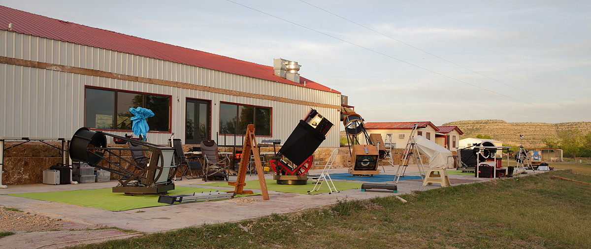 Telescope field from southwest