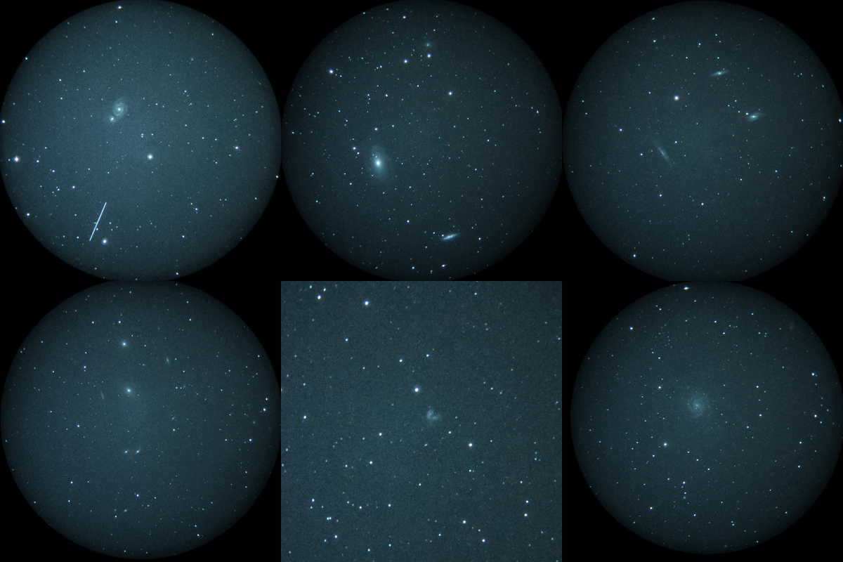 Galaxy images with nightvision