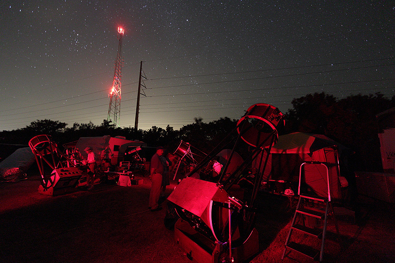 More observers with the large scopes