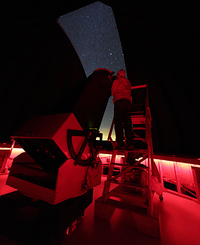 More observing in the dome