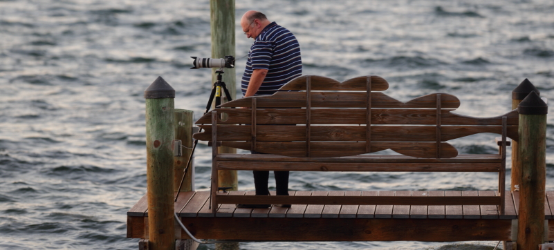 Dr. Mike Reynolds shoots sunset photos