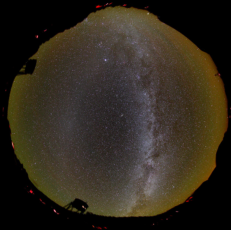 Gegenschein, zodiacal dust, and skyglow at Okie-Tex 2013