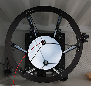 25" LIDAR mirror installed