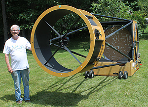 John Pratte and a 45" telescope
